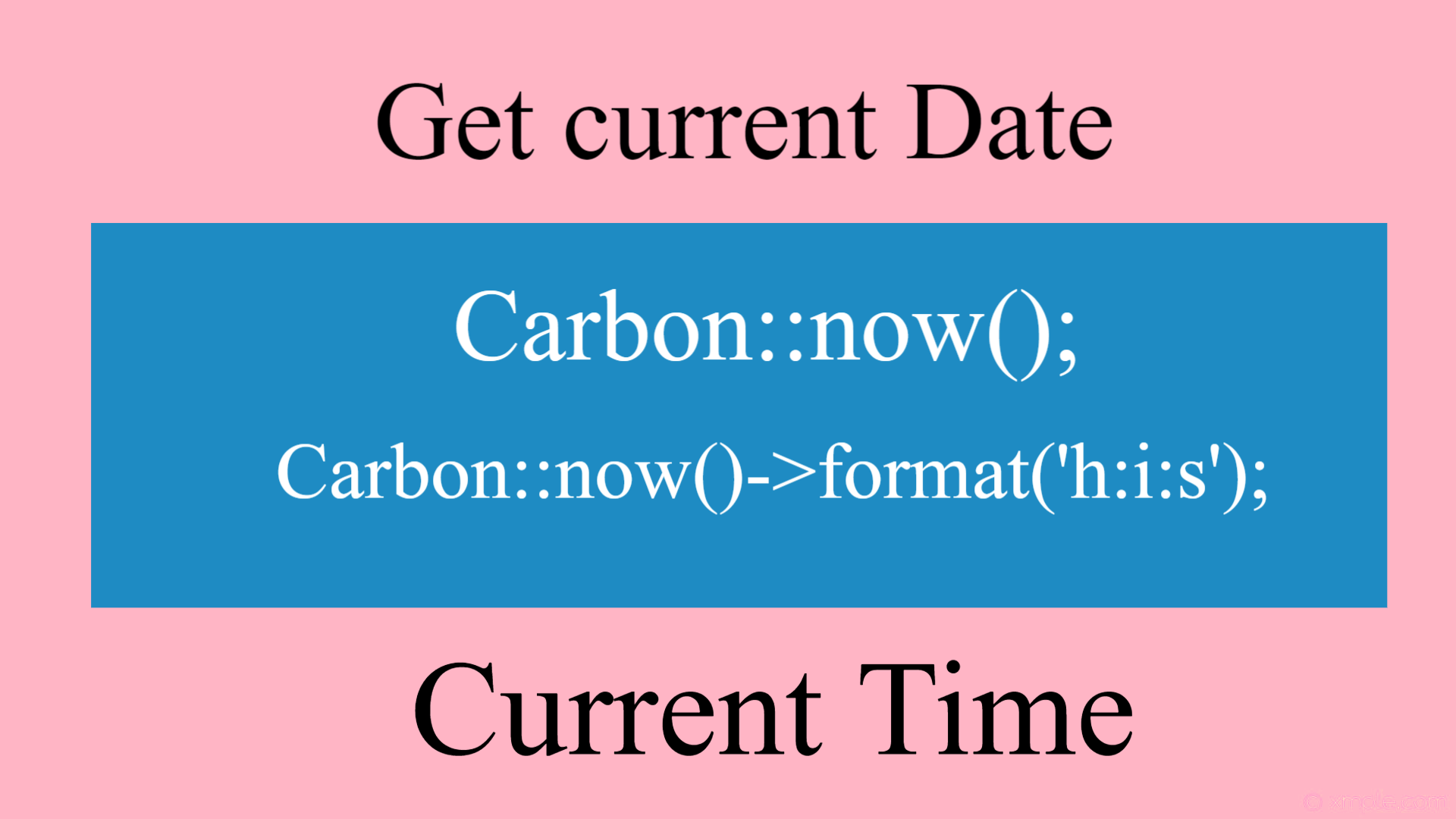 Get Current Date In Different Ways Laravel Example
