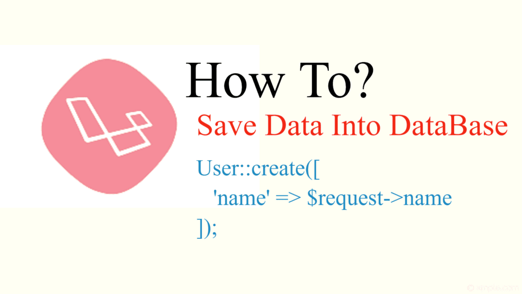 how to save your data into database easy web programming