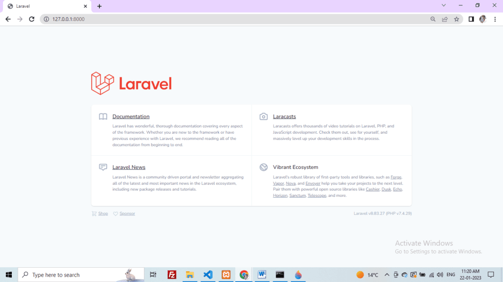 laravel ui auth template